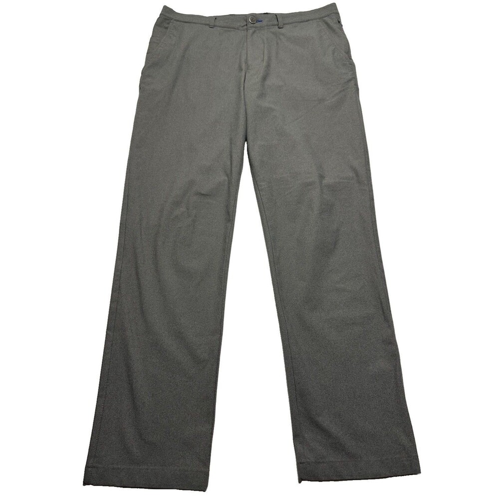 Men's Twillory Performance Fabric Tailored Fit Chino Pants Size 32 x 29 Grey